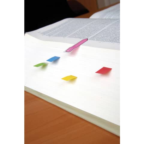 Segnapagina removibili Post-it® Index Mini ''Freccia'' 684 colori vivaci assortiti - 4 conf. da 24 - 684ARR4